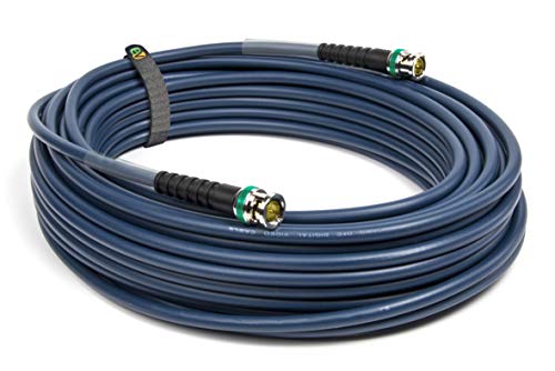 Emelec VíasCom EQ3006A/0200 – 20,0m Conexión Video 4K-UHD 12G-SDI (0,80/3,75/6,00) con BNC 4K-UHD – Conductor Unifilar – Color Azul – PVC Flexible