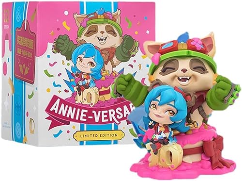 EMIGI Figura de League of Legends Annie Teemo, delicada y bonita estatua para regalo de League of Legends, viene con caja original y tarjeta de verificación