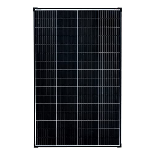 enjoy solar Panel solar monocristalino de 210 W, 36 V, paneles solares de 182 mm, 10 barras de bus, panel solar Adecuado para autocaravanas, balcones, casas de jardín, barcos