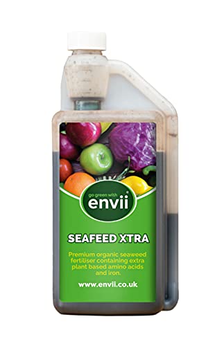 Envii SeaFeed Xtra - Fertilizante Universal Multiusos - Abono Algas Plantas Interior y Exterior - 1L hace 500L