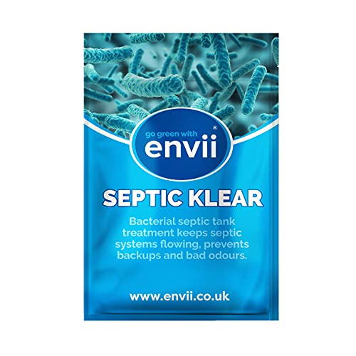 envii Septic Klear – 12 Meses Tratamiento Bacterias Fosa Séptica - Pastillas Seguro y Natural Activador Biologico Eliminardo Olor