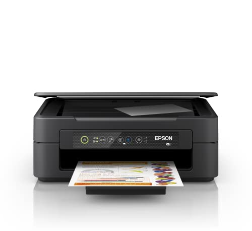 Epson Impresora Expression Home XP-2200, multifunción 3 en 1: escáner/copiadora, A4, inyección de tinta a color, Wi-Fi Direct, cartuchos independientes, ultracompacta