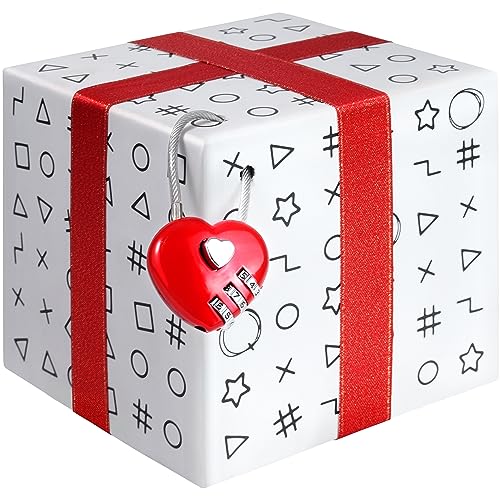 ESC WELT Secret Box - Embalaje Creativo para Regalo con Acertijos - Caja con Enigmas para los Amantes de los Juegos de Rompecabezas - Caja Regalo Ideal para Cumpleaños & Boda