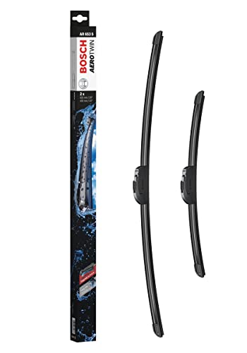 Escobilla limpiaparabrisas Bosch Aerotwin AR653S, Negro, Longitud: 650 mm / 400 mm – 1 juego para el parabrisas (frontal)