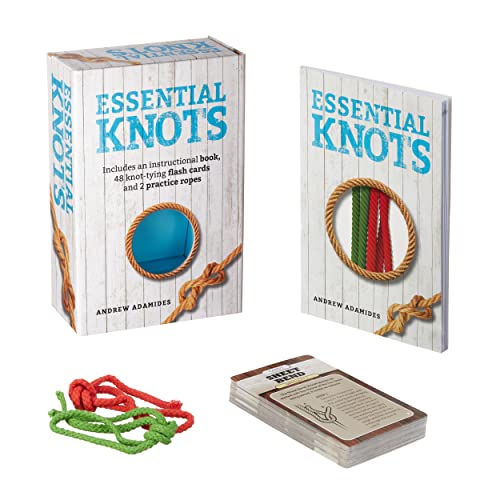 Essential Knots Kit: Includes Instructional Book, 48 Knot Tying Flash Cards and 2 Practice Ropes (Arcturus Leisure Kits)