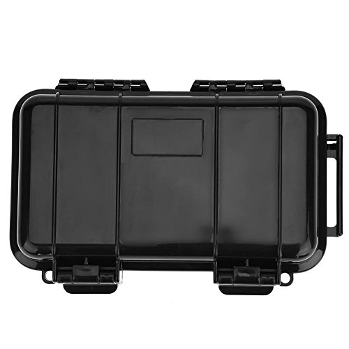 Estuche duro protector a prueba de golpes, 3 tipos de caja sellada impermeable a prueba de presión al aire libre, estuche de almacenamiento de supervivencia, para acampar, navegar(190mmx120mmx52mm)