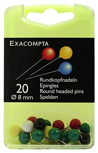 Exacompta 14395E Pins, 9 x 5,70 x 2,20 cm, multicolor