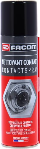 Facom 006064 - Limpiador de Contacto, desóxido y Protege, Aerosol 250 ml Manguera Extensor