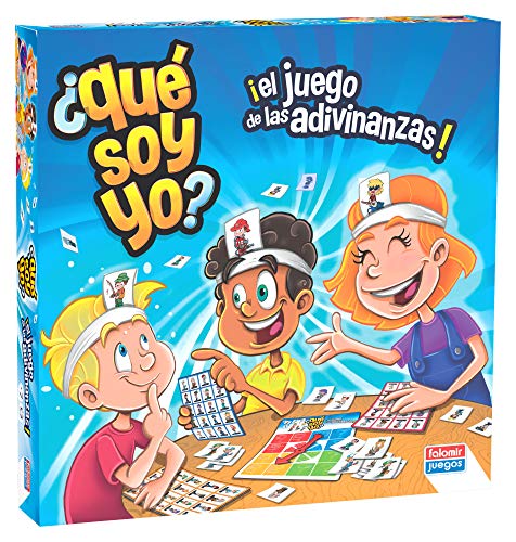 Falomir - Juego de Mesa ¿Qué Soy Yo? | Mejora Vocabulario y Desarrollo Motriz | Intelectual | Sensitivo | Edad 7 Años | Perfecto parta Jugar en Familia