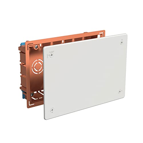 FAMATEL — Caja de conexiones para instalación | Tapa con garras metálicas | Sin cono | 200x130x60 | naranja