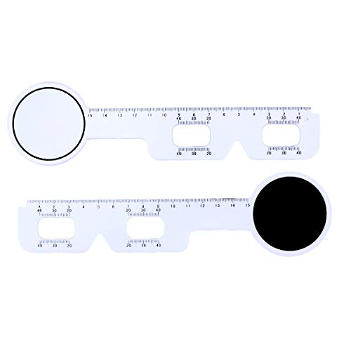 FARUTA 5 Uds óptico de plástico PD Regla de medición de distancia de pupila Medidor de regla de ojo herramienta oftálmica