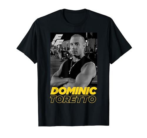 Fast & Furious Dominic Toretto Portrait Logo Camiseta