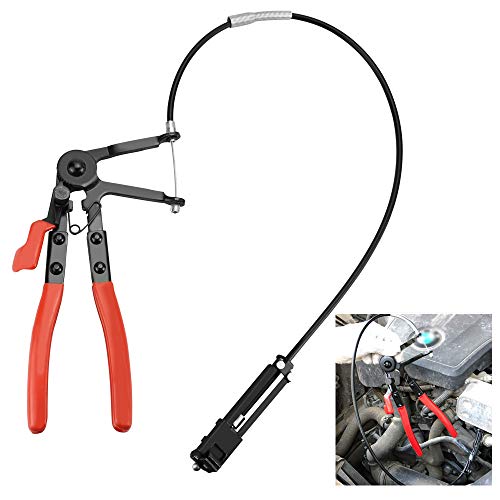 Favengo Alicate de Abrazaderas con Cable de Alambre 62 cm para Mangueras Galvanizado, Tubos y Manguitos del Coche, Radiador, Resortes, Tuberías