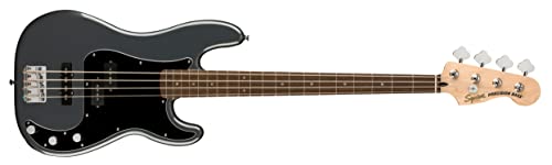 Fender Squier Affinity Precision Bass PJ LRL Charcoal Frost Metallic. Bajo Eléctrico