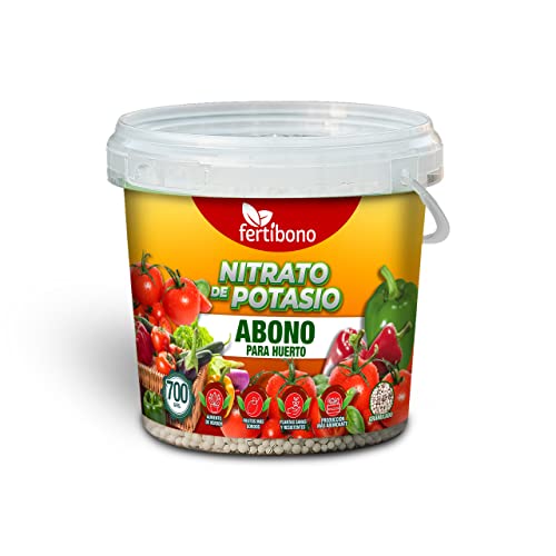 FERTIBONO, Nitrato de potasio,Puro (KNO3) 13-00-46, Huerto, Tomates, Melones,Frutales, Arboles (0,7.0)