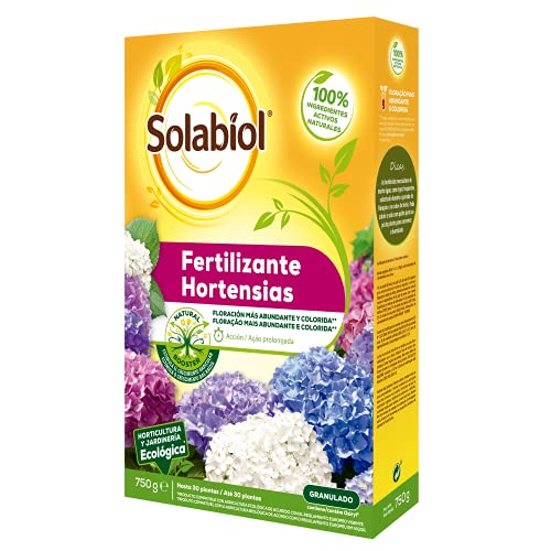 Fertilizante 100% organico para hortensias con estimulador radicular Natural Booster
