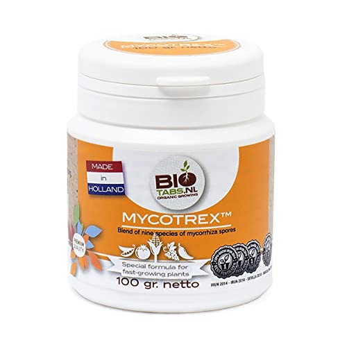 Fertilizante / Nutriente para raíces 100% Orgánico Mycotrex de BioTabs (100g)