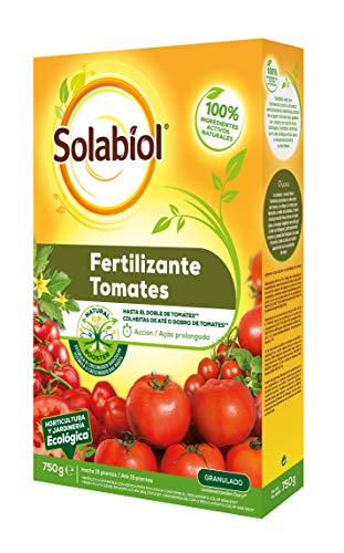 Fertilizante tomates, ingredientes 100% orgánicos con estimulador radicular para una mejora de la cosecha