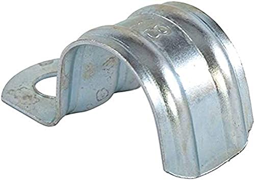fischer | BSM-16mm de una pata grapas metalicas abrazaderas para tubos de agua, manguera o cable coaxial pared (50 unidades)