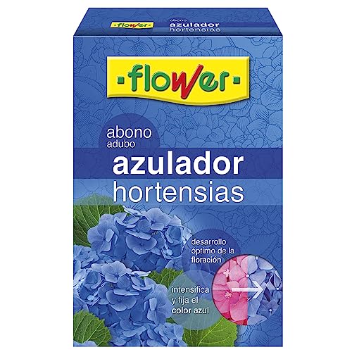 Flower - Abono Azulador de Hortensias Soluble 600 gr | Intensifica el Color Azul | Optimiza la Floración | Con Hierro, Magnesio y Aluminio, No aplica, 16x5.5x23.5 cm, Abono Sólido