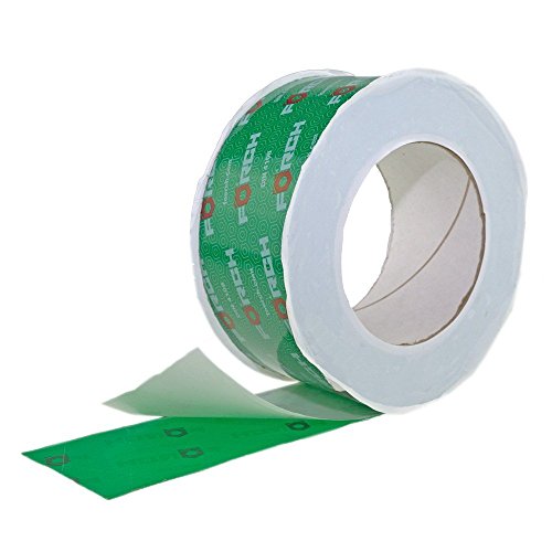 Förch - Cinta adhesiva (25 lfm, para barreras de vapor, para sistemas, OSB), color verde