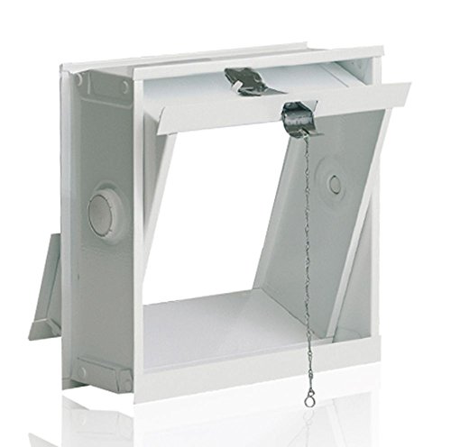 Fuchs Design Hoja de ventilación (217x235x90 mm) para 1 bloque de vidrio de formato 19x19x8 cm - incl. dispositivo de tracción