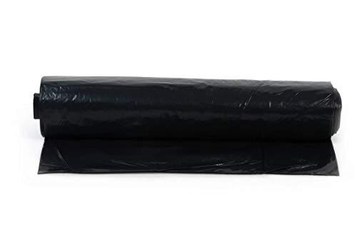 Funny AG-877 - Bolsas de basura de polietileno de baja densidad (PEBD, 100 l de capacidad, tipo 60, 1 rollo de 200 unidades), color negro