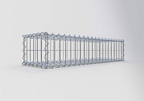 Gabiona | Gavión rectangular | jaula de malla para rellenar con piedra | resistente a la intemperie | con malla de alambre especial | fabricado en Alemania
