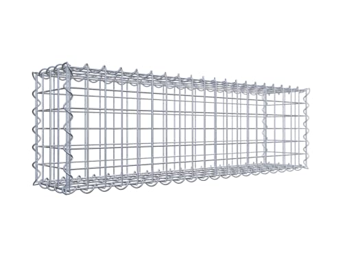 Gabiona | Gavión rectangular | jaula de malla para rellenar con piedra | resistente a la intemperie | con malla de alambre especial | fabricado en Alemania