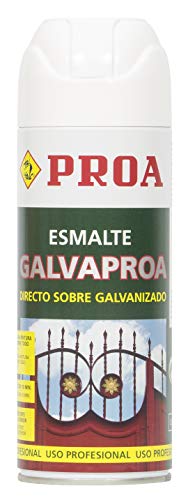 GALVAPROA SPRAY DIRECTO SOBRE GALVANIZADO. Verde botella Ral 6005. 400 ML. Pintar galvanizado sin necesidad de imprimación.
