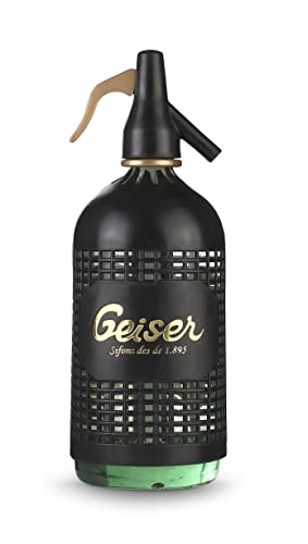 Geiser Sifón Vintage Agua de Soda 1L (Negro)