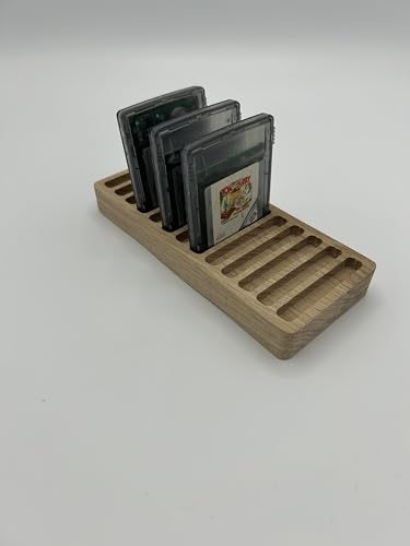 Generisch Soporte de madera auténtica para 13 juegos Nintendo Gameboy Classic