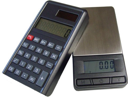 G&G - Báscula digital de precisión con calculadora - Peso máximo: 200 g/Granularidad: 0, 01 g