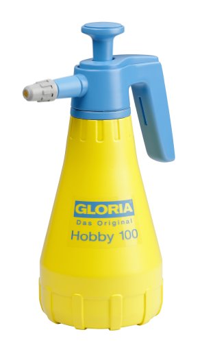 GLORIA Pulverizador a presión Hobby 100 | Pulverizador de jardín | Pulverizador de mano | Capacidad de llenado 1,0 L | Con boquilla regulable