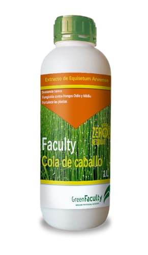 GreenFaculty - Cola de Caballo - Fungicida Ecológico para Plantas de Interior, Jardín y Huerto. Contra Hongos como Oidio y Mildiu. Equisetum Arvense 1L