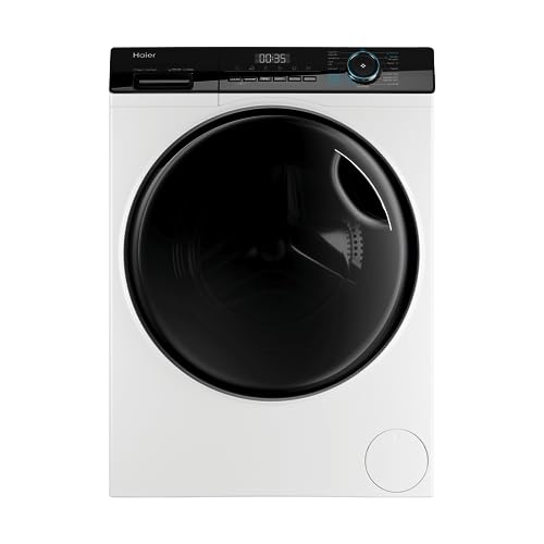 Haier I-Pro Series 3 HWD90-B14939-IB - Lavadora Secadora, Capacidad 9 kg + 6 kg, Motor Direct Motion, ABT, Refresh, Fin Diferido, Detector Kg, Libre Instalación, 60CM Ancho, 1400 RPM, Blanco