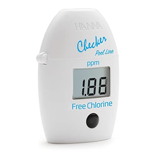 Hanna Instruments Medidor mini Fotómetro Checker HC cloro libre o cloro total (hasta 2,50 mg/L), piscina, spas, agua potable.