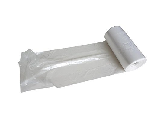 HDPE 22 x 4 x 38 cm, CONTADOR Bolsas de polietileno en rollo, bolsas de plástico Envoltorio para empaque de alimentos Carnicerías Panadería Desecho de desechos Producto seguro (500)