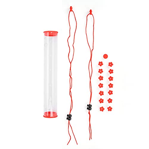 Herramienta para Comedero de Pájaros, Colgador Transparente, Utensilio para Pájaros en Forma de Tubo Largo, Colgante Transparente para Pegajoso, 30 Cm, 11,8 Pulgadas, con