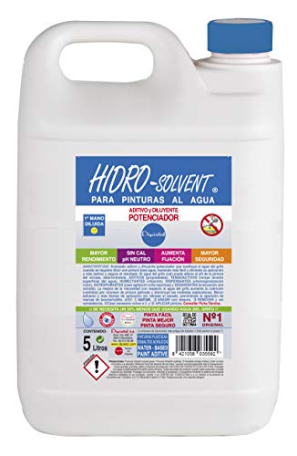 HIDRO-SOLVENT 5 Lts Aditivo y diluyente potenciador para pinturas y esmaltes al agua
