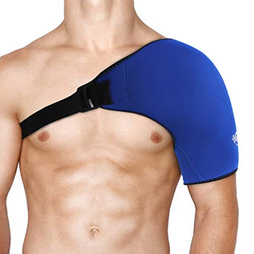 Hilph Bolsa de Hielo Hombro para Lesiones, Compresión Bolsa de Frío Calor en Gel para Tendinitis Hombro, Lesiones Deportivas, Ajustable Envoltura de Hielo Shouler Ajuste Hombro Izquierdo y Derecho