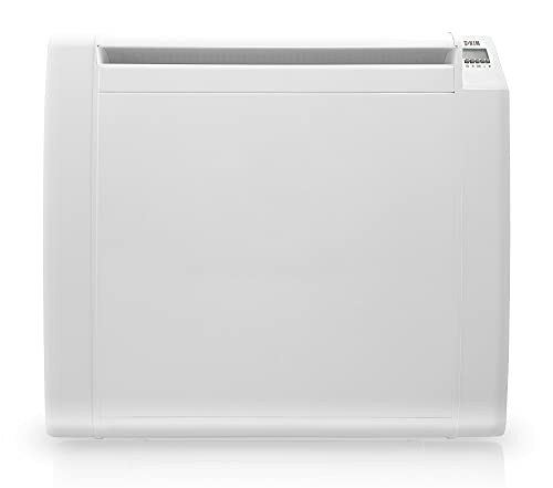 HJM AMC1500 Emisor térmico cerámico Bajo Consumo | Programable | Pantalla LCD | 1500 W | Blanco, 230 V
