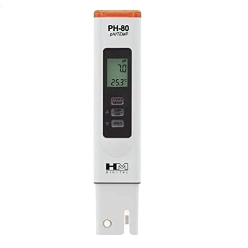 HM Digital ph-80 comprobador de medidor de pH impermeable PH80 hydrotester