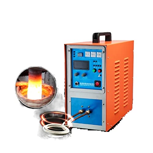 HMULTI Calentador de inducción de Alta frecuencia de 25KW, Equipo de Templado y recocido, máquina de Soldadura de Alta frecuencia, Horno de fusión de Metales (Color : 15kw, Size : Type)