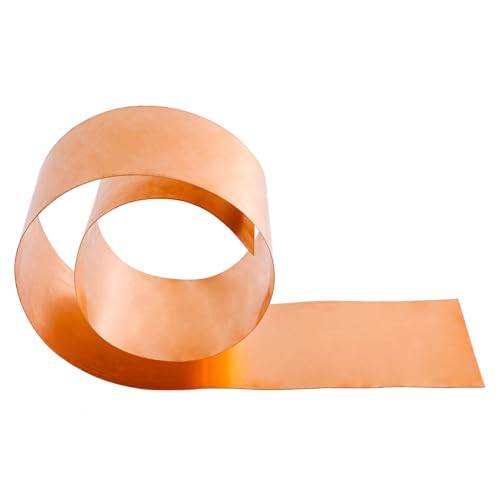 Hoja de cobre puro de metal hoja de cobre, material cortado (0.4 * 100 * 1000mm)