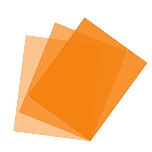 Hoja de gel de color naranja 40x50cm, CTO completo, 1/2 CTO, 1/4 CTO Fotografía Iluminación Filtro de color para Foto Estudio Linterna Led Luz