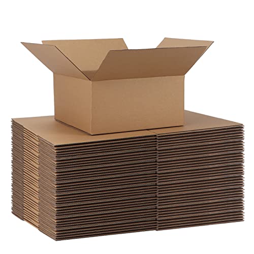 HORLIMER 40 Paquetes de Cajas de Carton para Envios 20,4 x 20,4 x 10,2 cm, Cajas Regalo Carton, Cajas Embalaje Cartón para Pequeñas Empresas