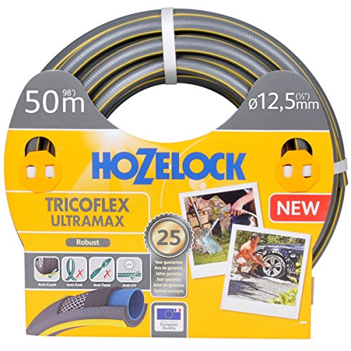 Hozelock - Manguera tricotada Ultramax de 12,5 mm de diámetro - 50 m