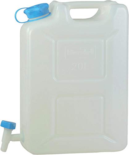 Hünersdorff Bidón para agua PROFI 22 l, PEAD Natural, con protección UV