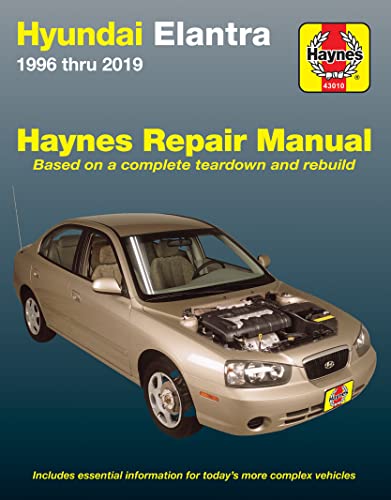 Hyundai Elantra (1996-2019) (USA): 1996 to 2013 (Haynes Repair Manual)